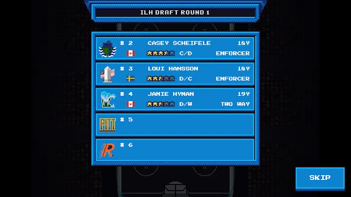 Ice League Hockey — ekran gry